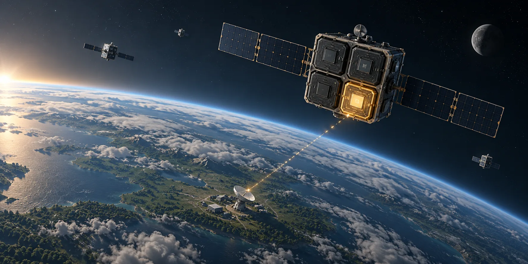 Google Puts Its First AI Data Center Satellite to Work