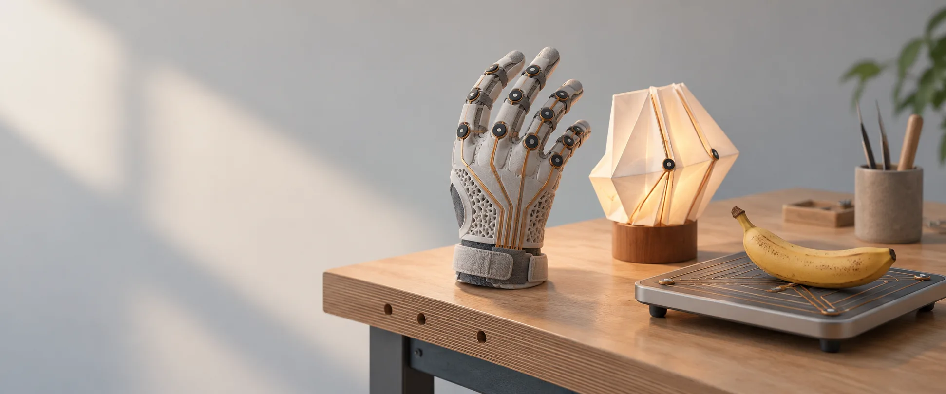 Make a Glove, Lamp or Toy Sense Touch With X-Hinges