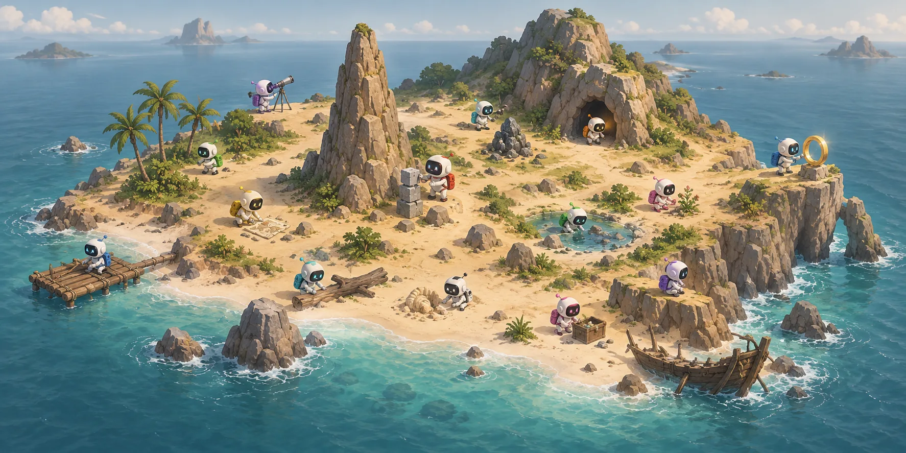 Can AI agents learn by exploring? An island test offers clues