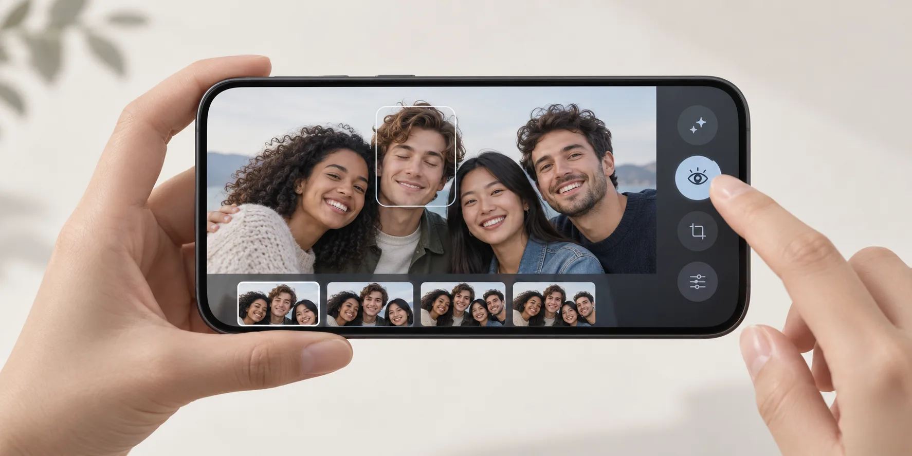 Save a blink with Lightroom’s one-tap Open Eyes tool