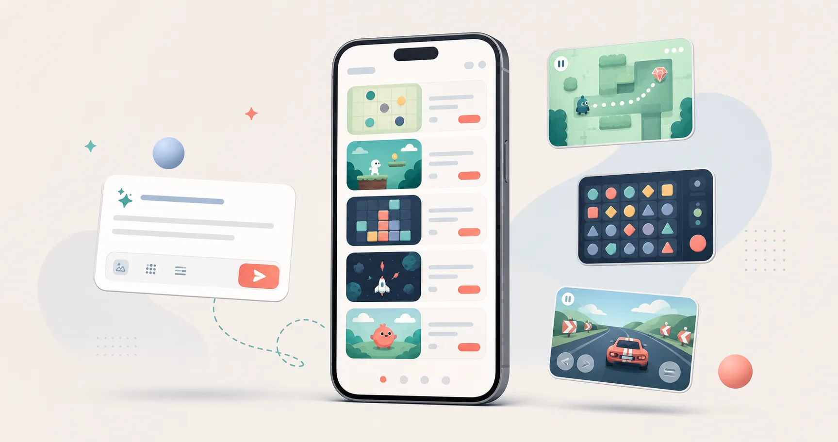 AI-made mini games arrive in Meta's new Pocket app