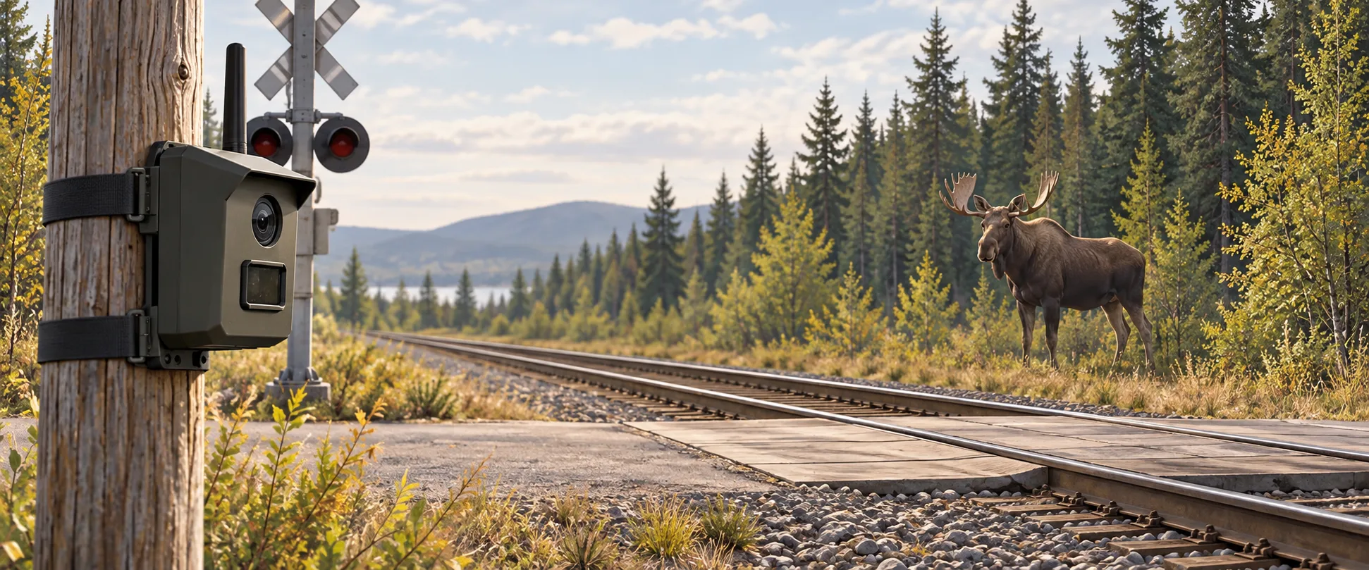 Can AI Help Wildlife Avoid Trains, Roads and Airports?