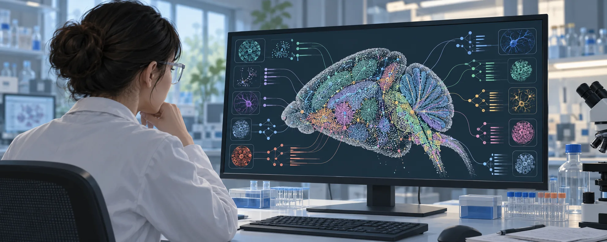 Thousands of AI Agents Map Mouse Brain Data in 32 Minutes