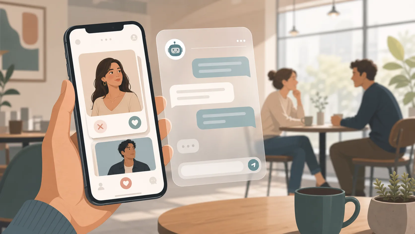 Singles draw a line around AI dating tools
