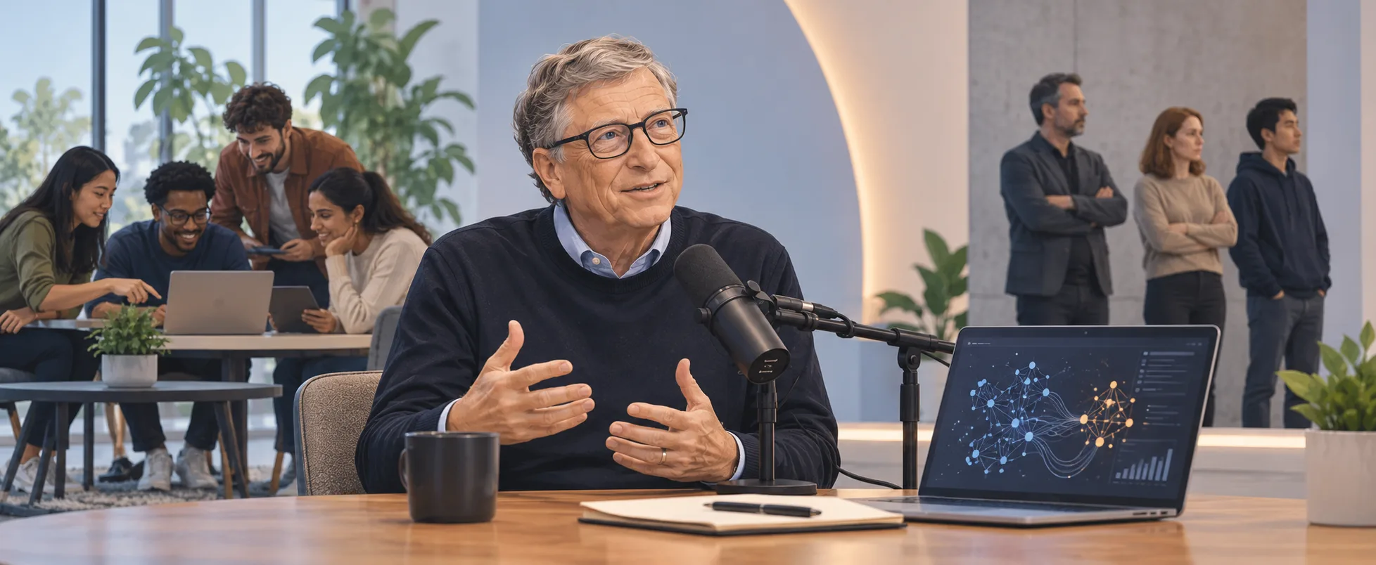 Why Bill Gates Sees Two Turbulent Decades Ahead for AI
