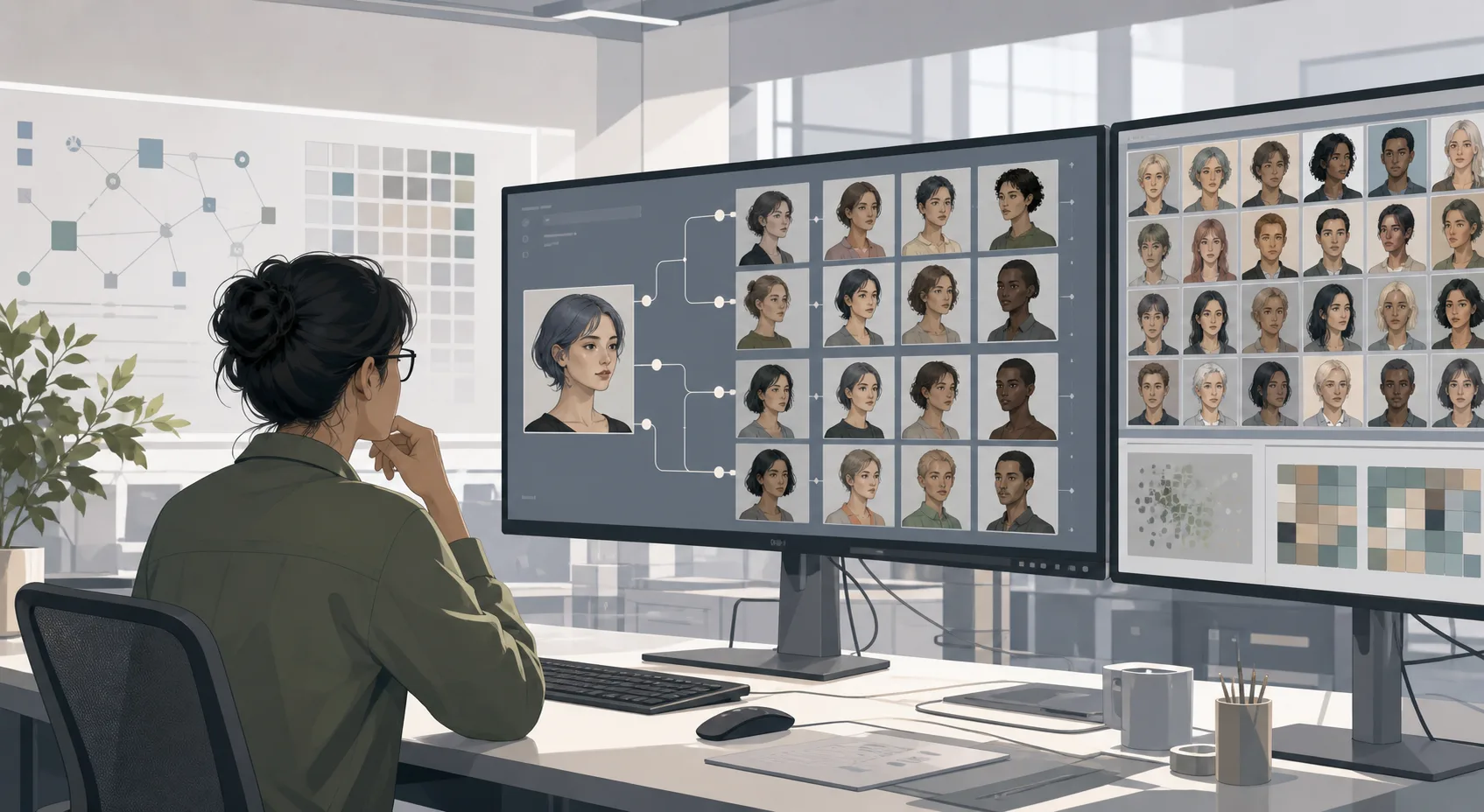 Why AI-generated images may resist tracing to their source art