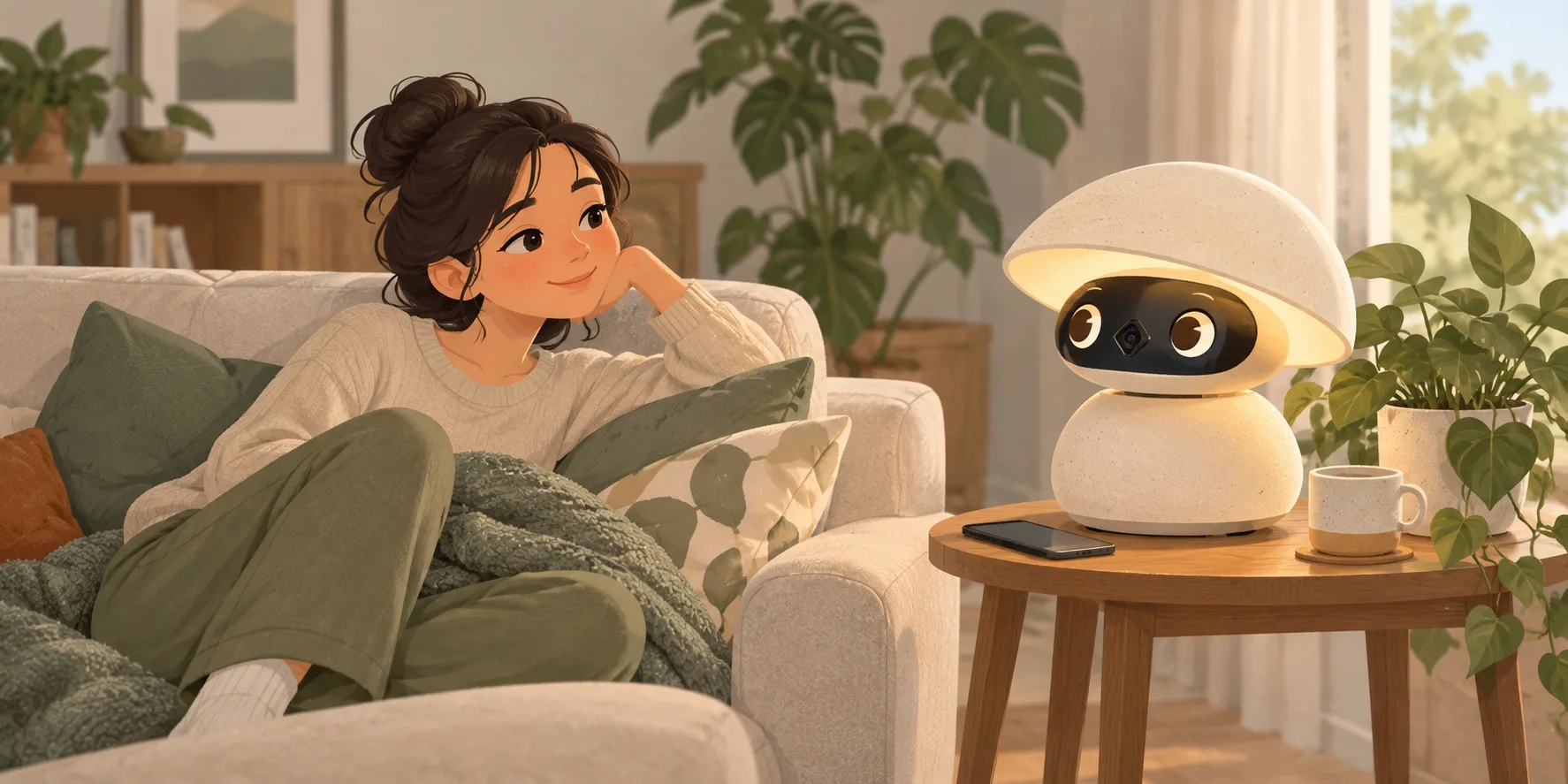 Can a Robot Mushroom Make Home Feel Less Lonely?