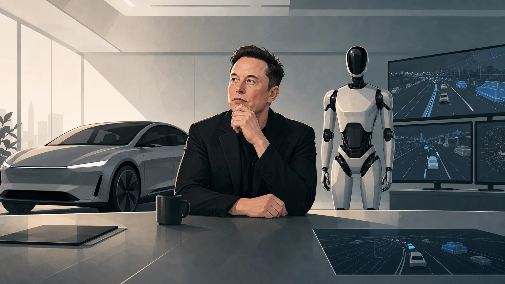 Why Tesla earnings calls now orbit AI, robotaxis and Optimus