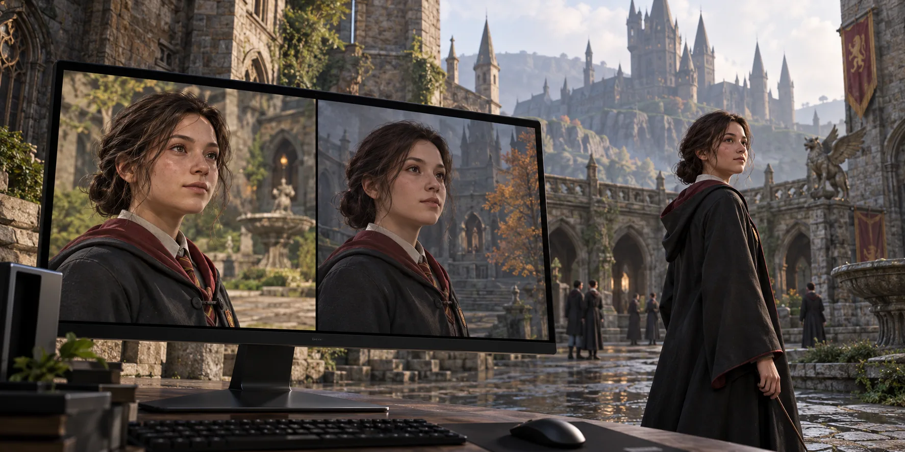 DLSS 5’s Hogwarts Legacy Launch Brings Subtler Changes