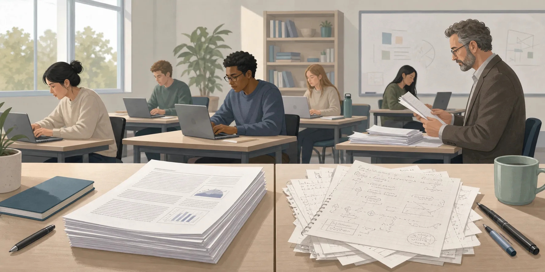 Why AI grades well before it proves students learned