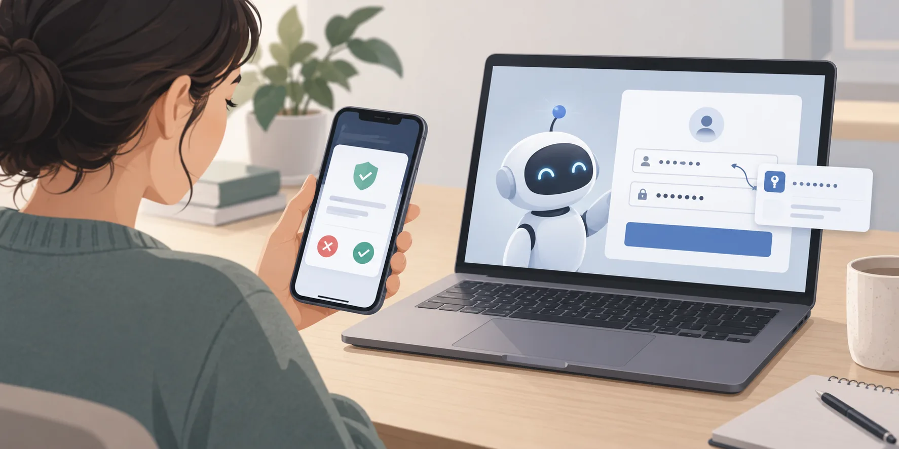 Approve the sign-in: 1Password gives AI agents password access